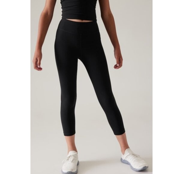 Athleta Girl High Rise Chit Chat Capri *Black - Picture 1 of 10